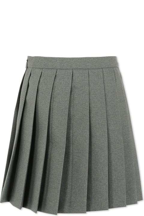 Homeware Gucci Grey Skirt For Girl With Web Detail