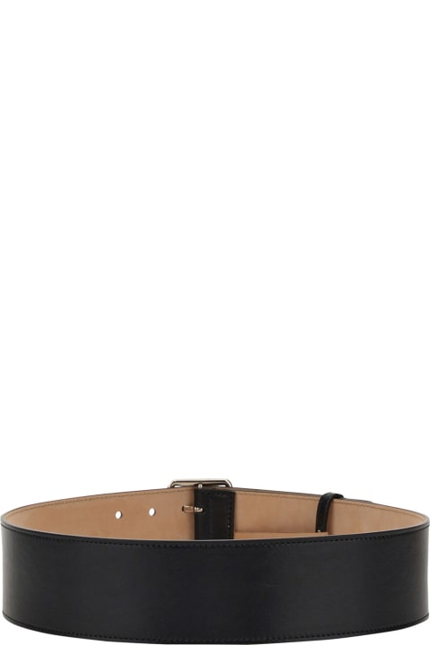 Alexander McQueen Black And Silver Military Belt | italist