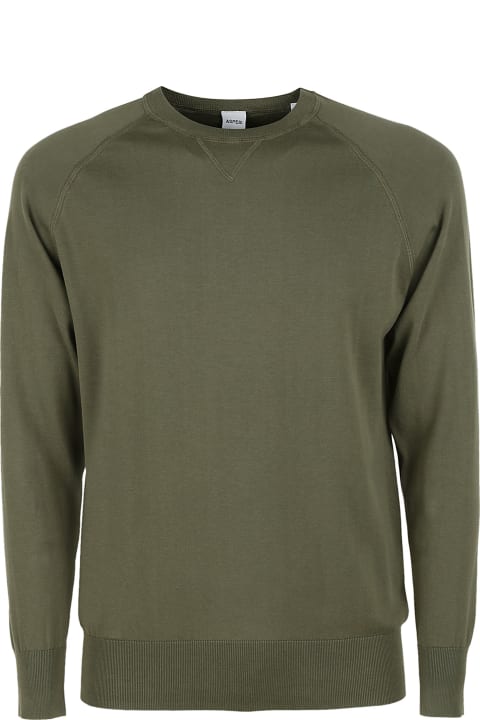 Aspesi Sweaters for Men Aspesi Plain Ribbed Sweatshirt