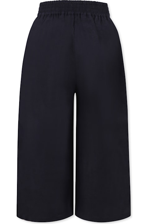 Chloé Bottoms for Girls Chloé Blue Trousers For Girl