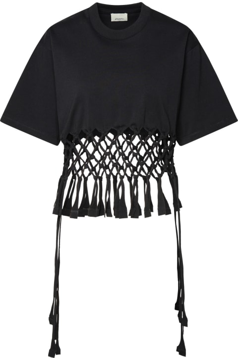 Isabel Marant Clothing for Women Isabel Marant 'texana' Black Cotton T-shirt