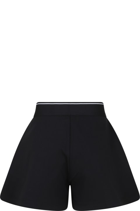 Calvin Klein Bottoms for Girls Calvin Klein Black Shorts For Girl With Logo