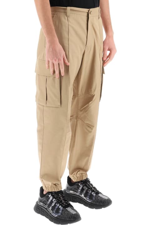 Pants for Men Versace Cotton Cargo-trousers