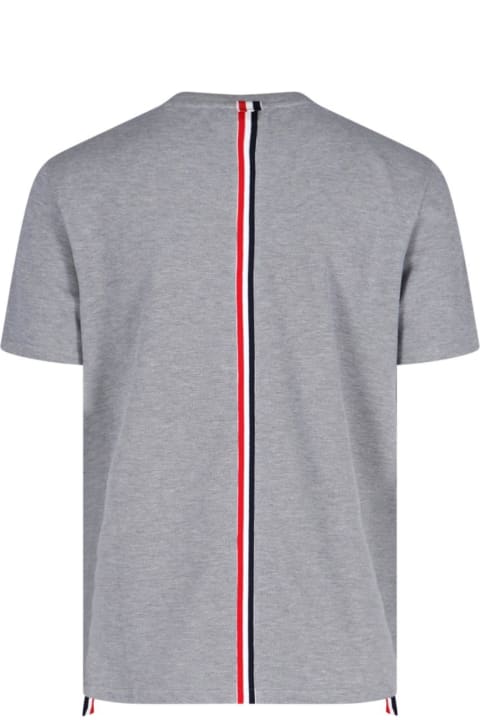 Thom Browne Topwear for Men Thom Browne Ribbon Logo T-shirt