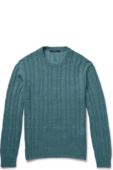 Sweaters for Men Gucci Cable Knit Sweater