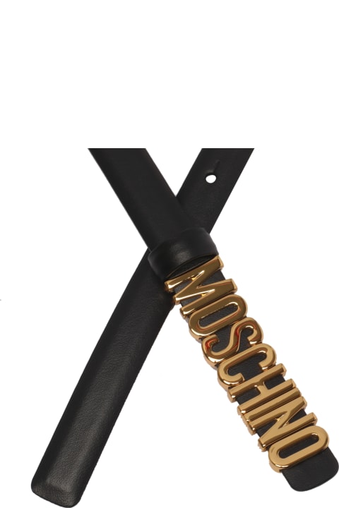 Belts for Women Moschino Moschino Logo Belt