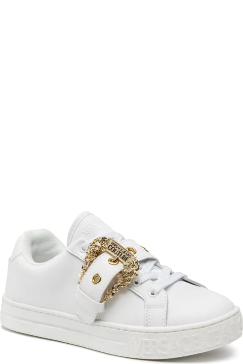 Versace Jeans Couture for Women Versace Jeans Couture Jeans Couture Leather Logo Sneakers