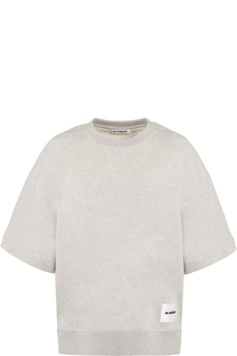 Jil Sander Sweaters for Women Jil Sander Cotton Crew-neck Sweatshirt