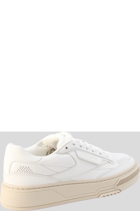 Reebok for Women Reebok White Leather C Ltd Sneakers