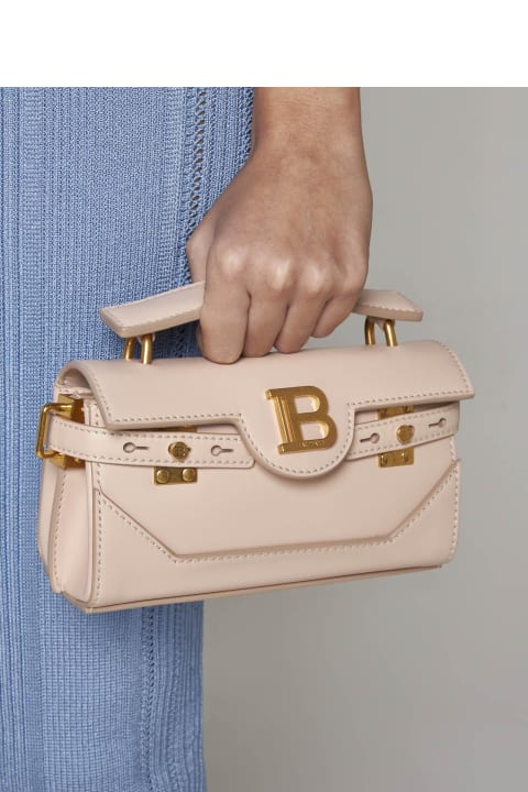 Fashion for Women Balmain B-buzz 19 Leather Bag