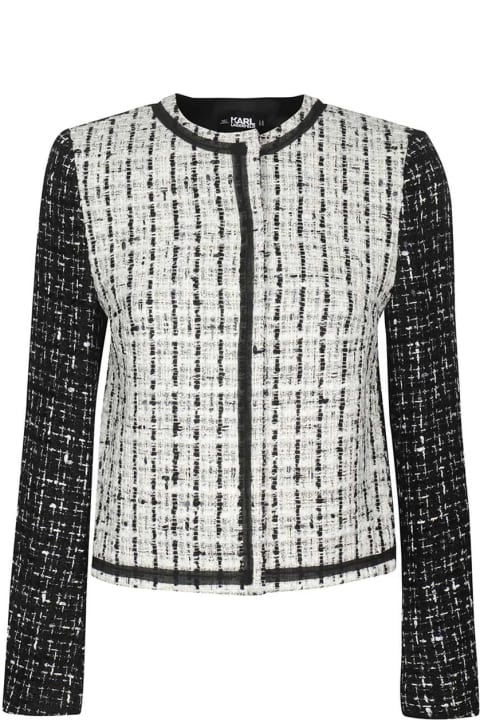Karl Lagerfeld Coats & Jackets for Women Karl Lagerfeld Tweed Jacket