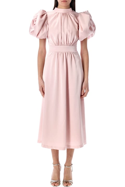 Rotate by Birger Christensen for Women Rotate by Birger Christensen Satin Puff Midi Dress