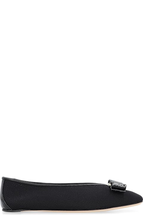Ferragamo Flat Shoes for Women Ferragamo Vara Ballet Flats
