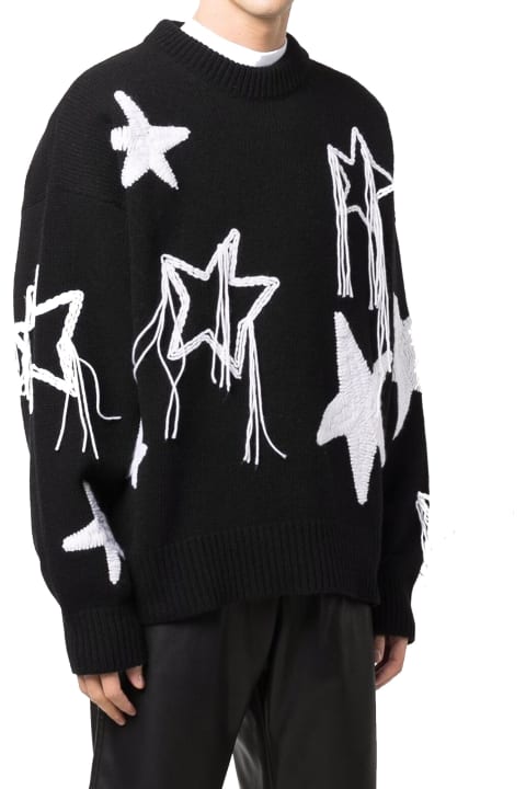 Palm Angels Sweaters for Men Palm Angels Star-embellished Sweater