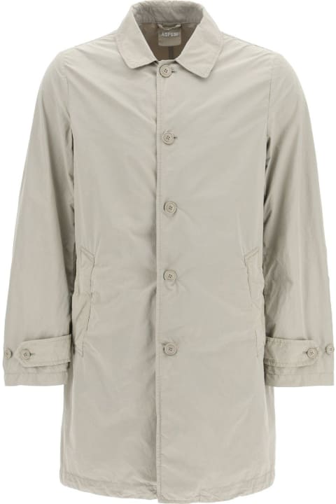 Coats & Jackets for Men Aspesi Mid-length Single Breasted Coat