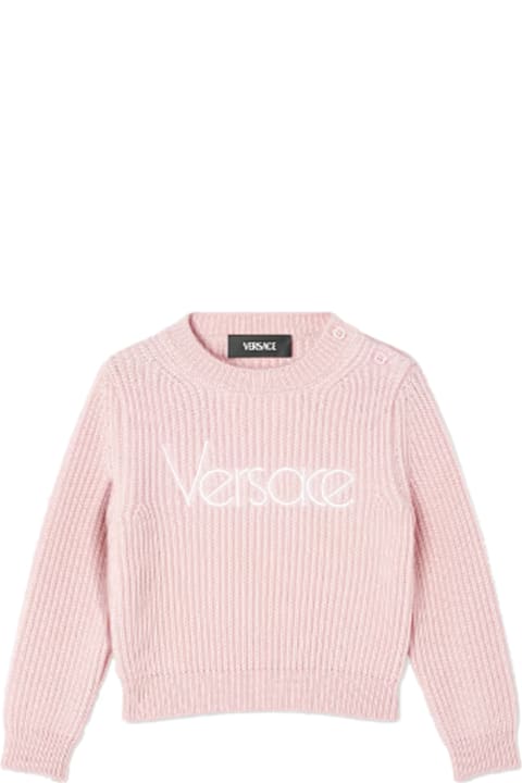 Versace Topwear for Baby Girls Versace Sweater