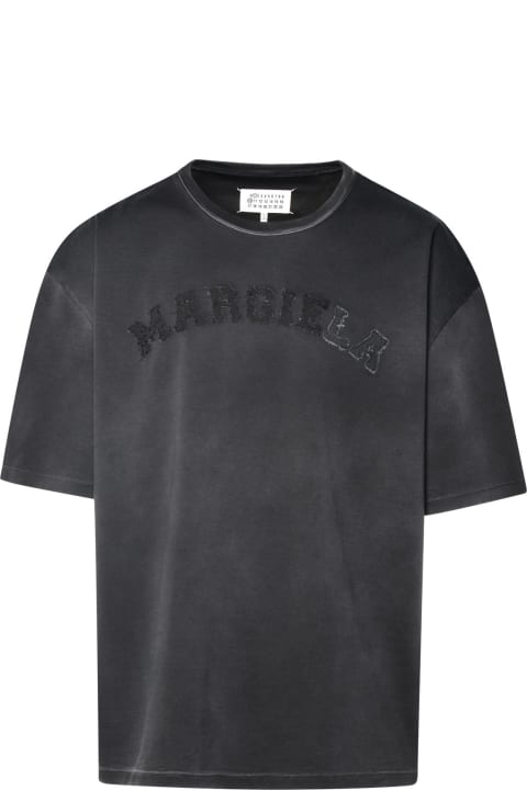Topwear for Men Maison Margiela Black Cotton T-shirt