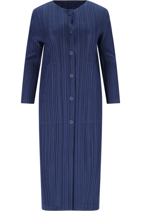 Pleats Please Issey Miyake for Women Pleats Please Issey Miyake 'february' Pleated Coat