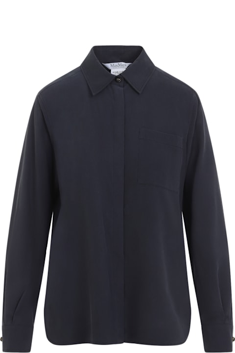 Max Mara for Men Max Mara Siamese Washed Silk Shirt