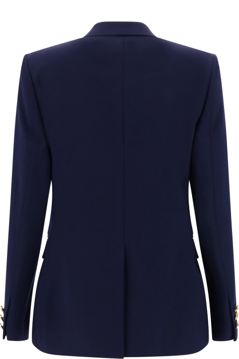Versace Clothing for Women Versace Logo Patched Dinner Jacket