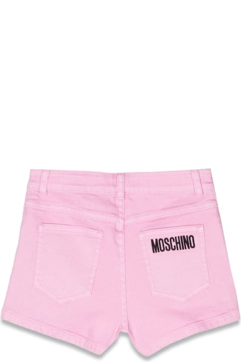 Moschino لـ بنات Moschino Toy Pop Patch Shorts