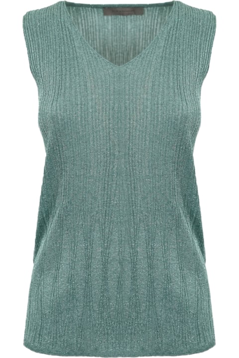 D.Exterior Sweaters for Women D.Exterior Ribbed Top In Viscose And Lurex