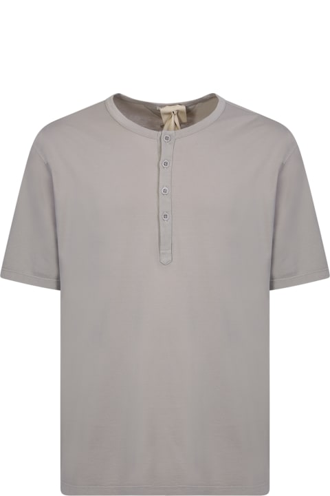 Ten C Topwear for Men Ten C Light Grey Serafino T-shirt