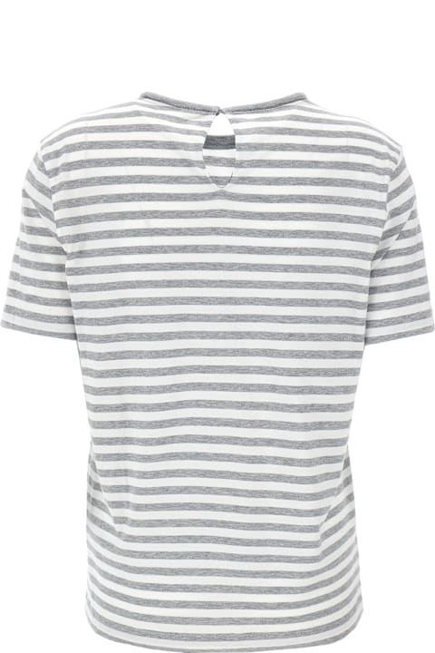 Brunello Cucinelli Topwear for Women Brunello Cucinelli Striped T-shirt