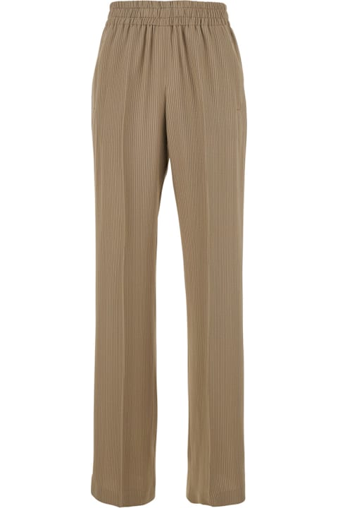 Golden Goose Pants & Shorts for Women Golden Goose Journey W`s Jogging Brittany Blend Viscose Pinstripes