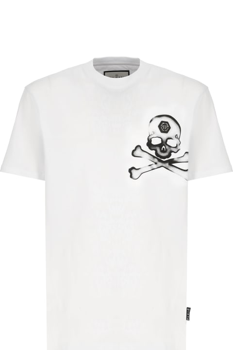 Philipp Plein for Men Philipp Plein Round Neck Ss Gothic Plein T-shirt