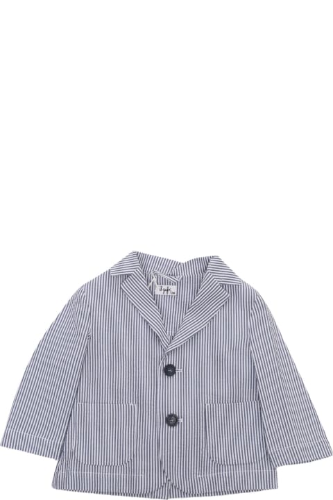Il Gufo Coats & Jackets for Baby Boys Il Gufo Striped Patterned Blazer