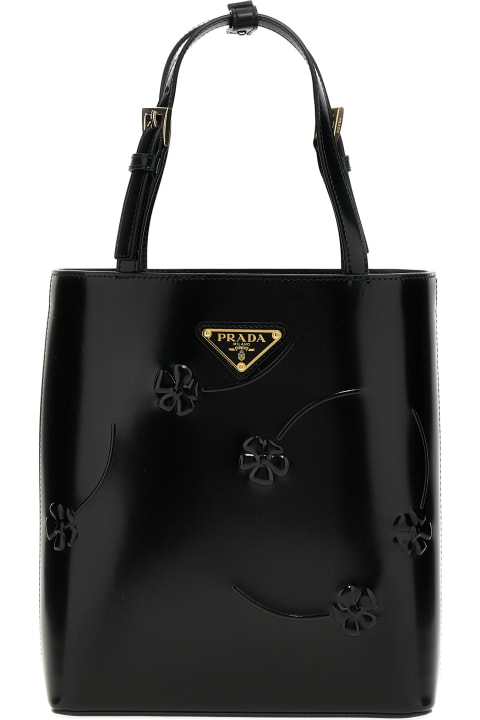 Sale for Women Prada 'flower' Mini Shopping Bag