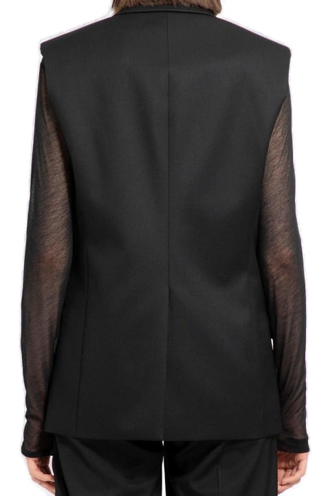 Helmut Lang Coats & Jackets for Women Helmut Lang Single-breasted Tailored Gilet