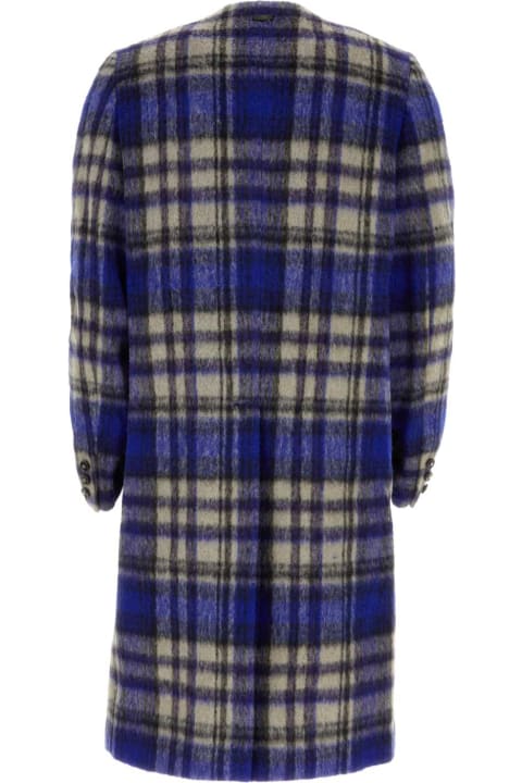 Ader Error Coats & Jackets for Men Ader Error Embroidered Wool Blend Coat