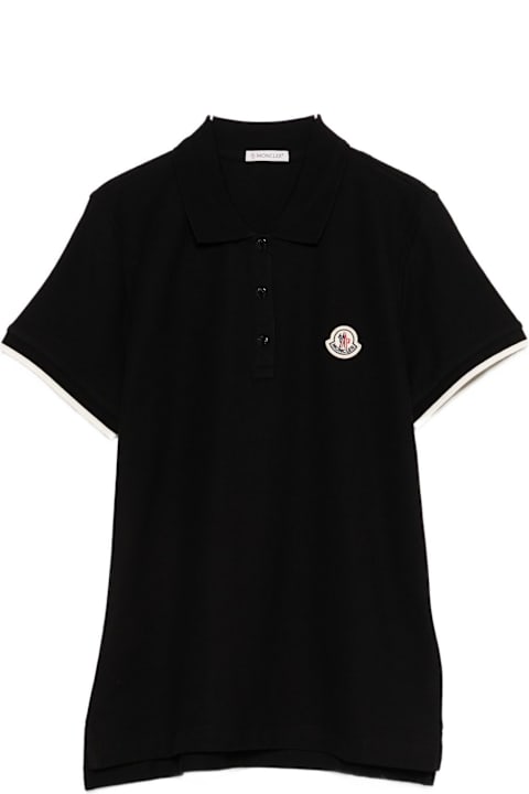 Homeware Moncler Logo Cotton Polo Shirt