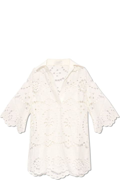 Homeware Zimmermann Lexi Embroidered Tunic