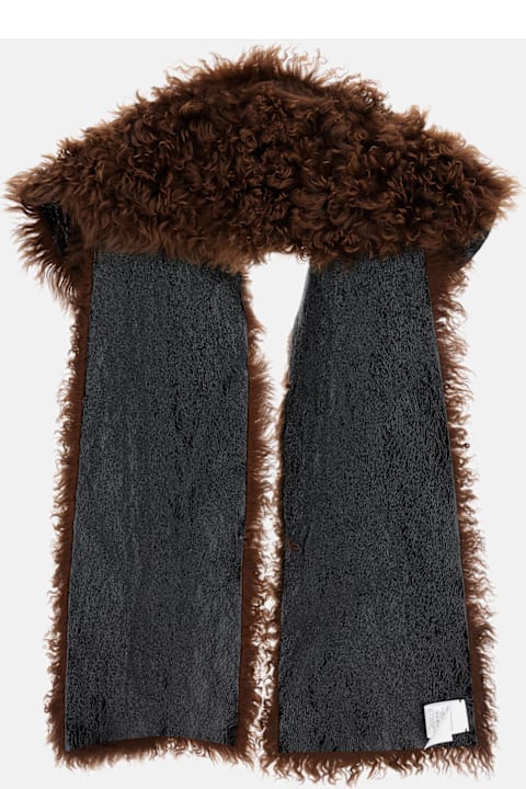 Plan C Shearling Scarf