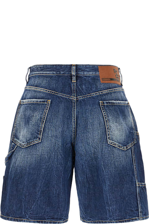 Homeware Dsquared2 Denim Carpenter Bermuda Shorts