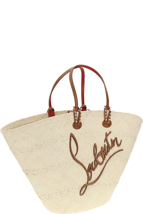 Christian Louboutin Bags for Women Christian Louboutin Large Raffia Tote Bag