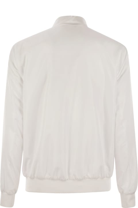 Kiton Coats & Jackets for Men Kiton Sea - Bomber Jacket In Technical Fabric