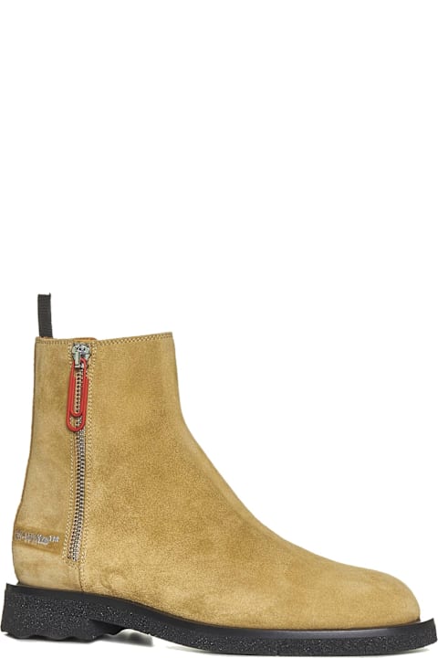 Off-White Boots for Men Off-White Suede Ankle Boots