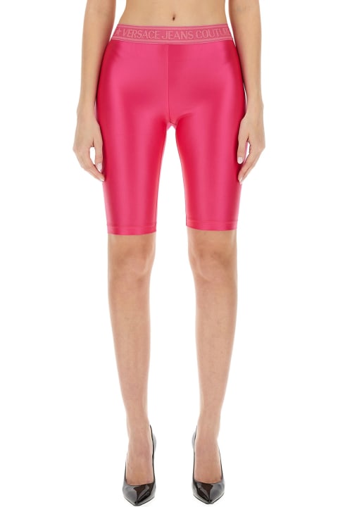 Underwear & Nightwear for Women Versace Jeans Couture Logo Cycling Shorts