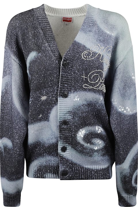 Kenzo لـ Women Kenzo Cloud Tiger Cardigan