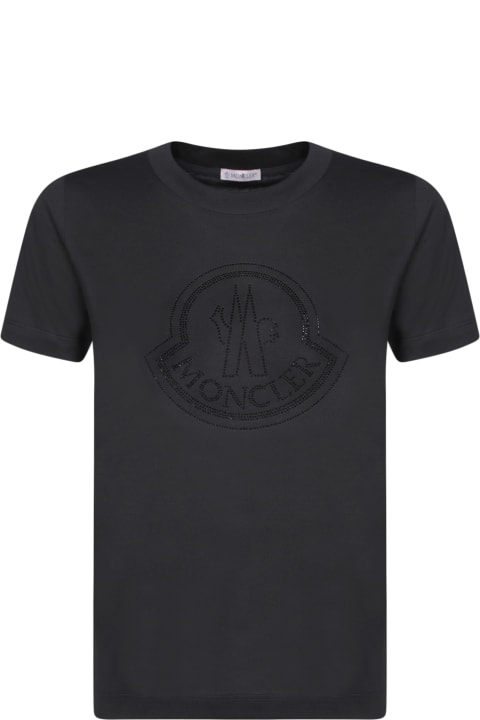 Homeware Moncler Black Cotton T-shirt