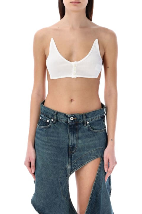 Y/Project Underwear & Nightwear for Women Y/Project Cut-out Denim Mini Skirt