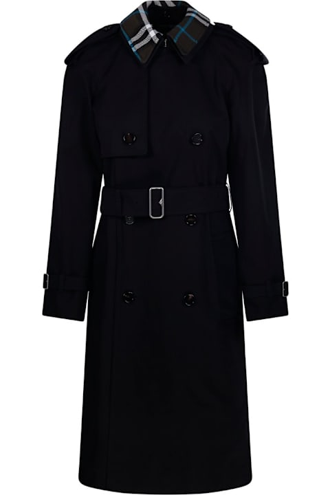 Burberry معاطف وجواكت لـ السيدات Burberry Double Breasted Belted Trench Coat