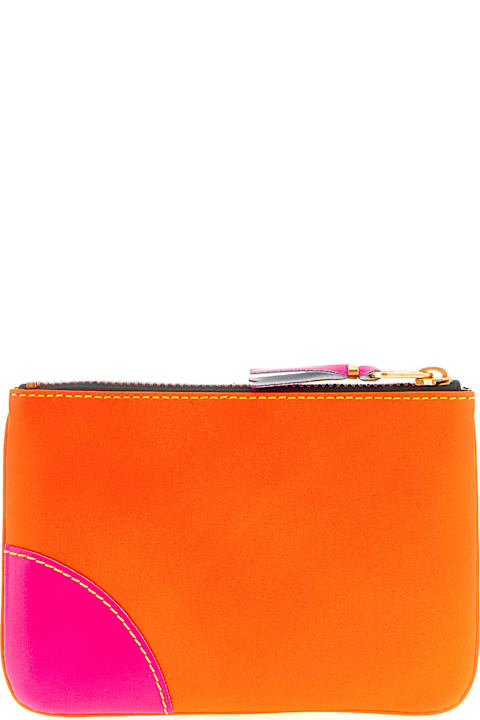 Comme des Garçons Wallet for Kids Comme des Garçons Wallet 'super Fluo' Card Holder