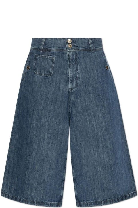 Homeware Etro Wide-leg Denim Shorts