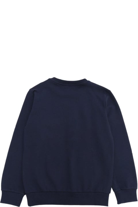 ボーイズ Balmainのニットウェア＆スウェットシャツ Balmain Logo Printed Button-detailed Sweatshirt