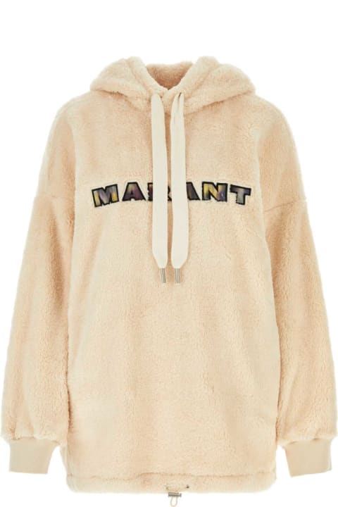 Marant Étoile for Women Marant Étoile Cream Eco Fur Oversize Martia Sweater